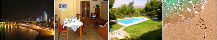 Ferienvermietungen, Ferienwohnungen, Urlaubs-Apartments, Unterkünfte in Benidorm, Costa Blanca, Spanien